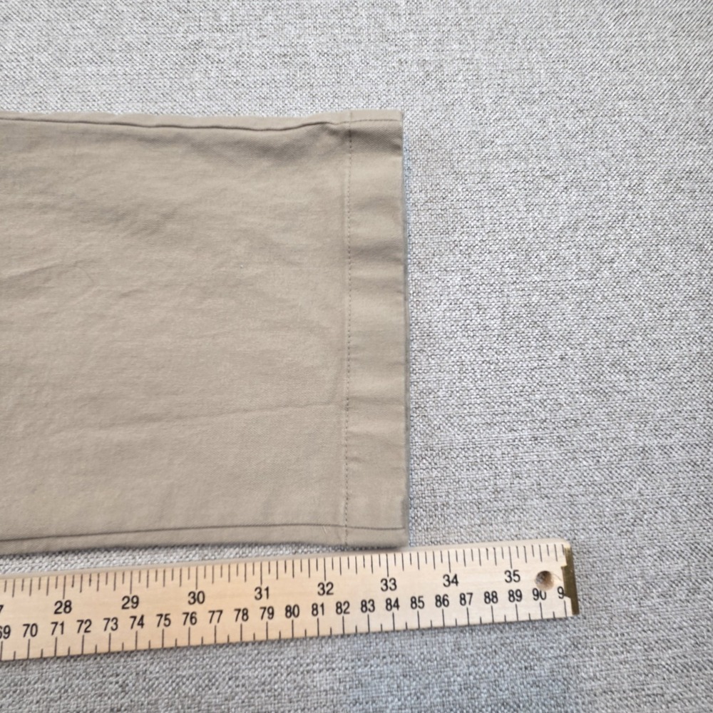 Uniqlo Slim Fit Chino Khaki Flat Front Pants Men's 38x34‎ Comfort City Preppy - Picture 9 of 10